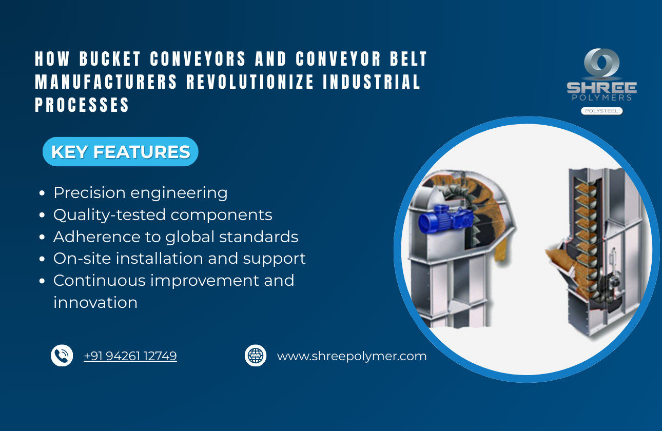 How Bucket Conveyors and Conveyor Belt Manufacturers Revolutionize Industrial Processes